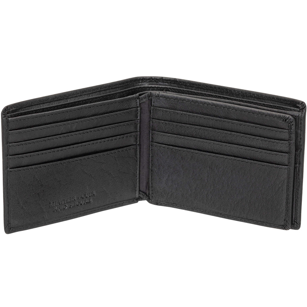 Mancini Portefeuille RFID avec volet au centre et pochette pour la monnaie 99-54183 | Cuir Buffalo - Dealorys