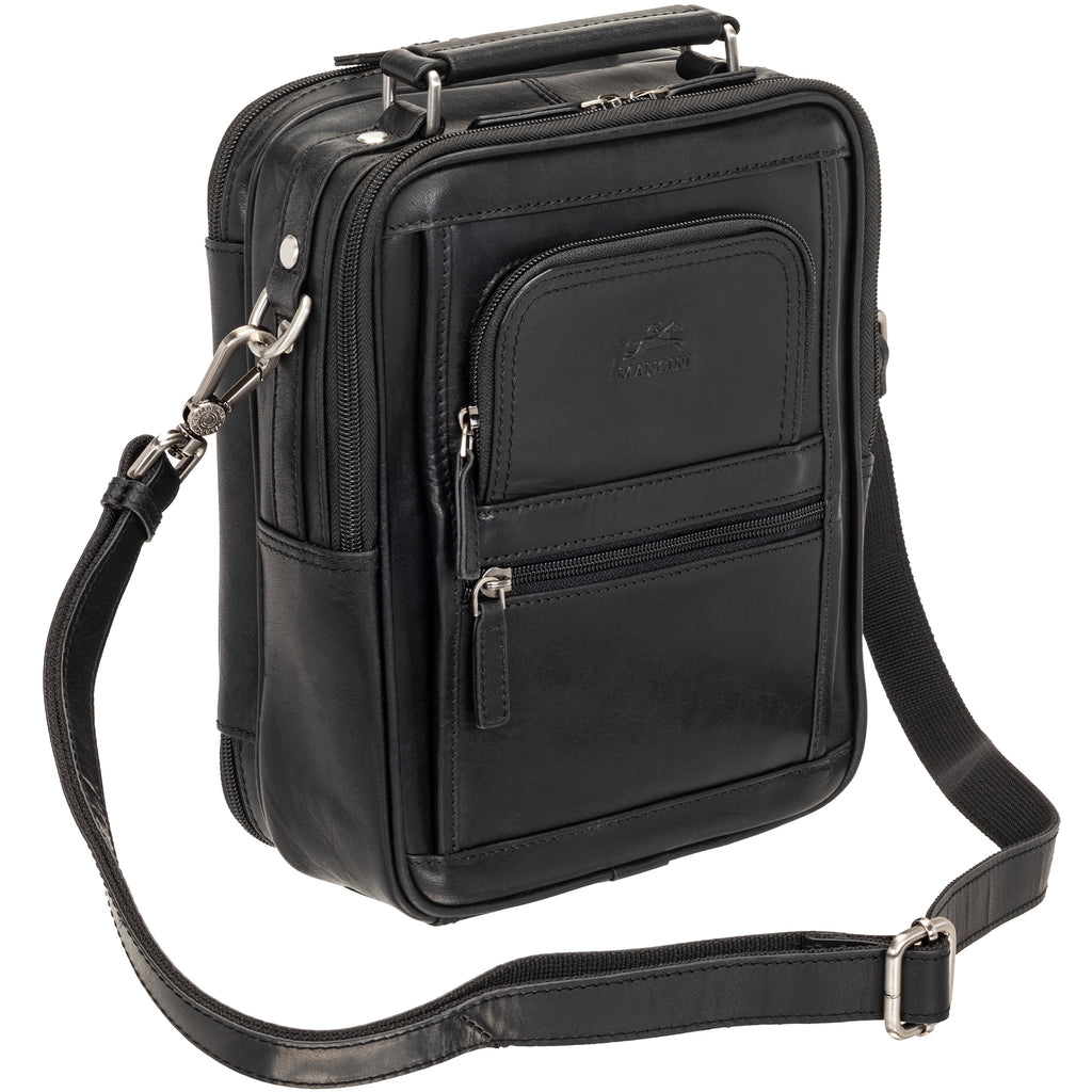 Mancini Buffalo Grand sac unisexe avec organisateur arrière à fermeture éclair 99-5412 | Cuir - Dealorys
