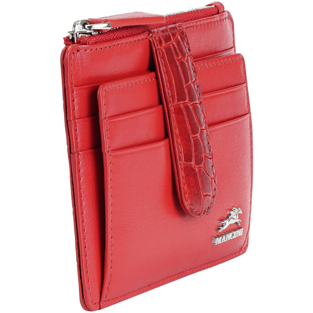 Mancini Étui à cartes Croco2 pour femmes avec RFID 6900957 | Cuir - Dealorys