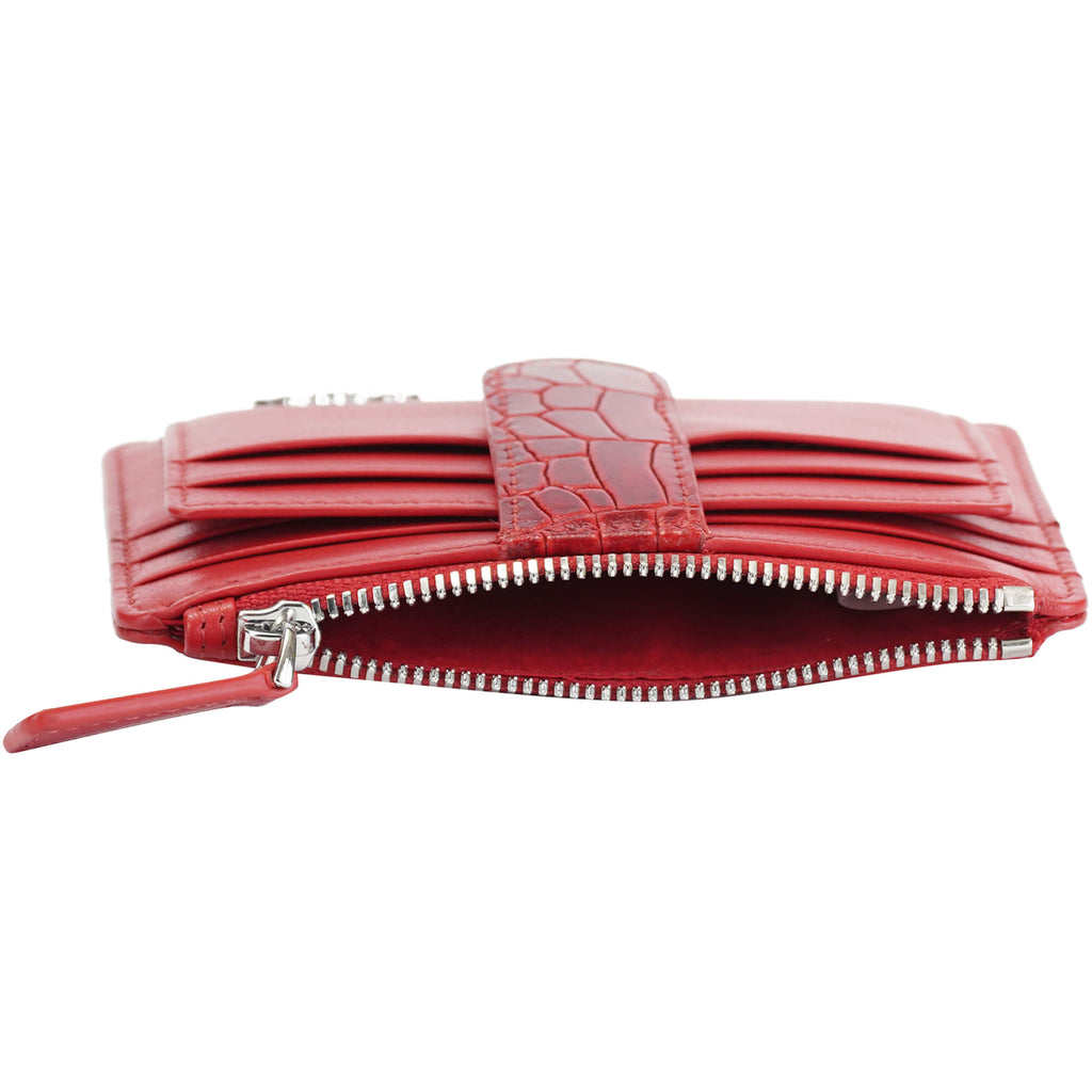 Mancini Étui à cartes Croco2 pour femmes avec RFID 6900957 | Cuir - Dealorys