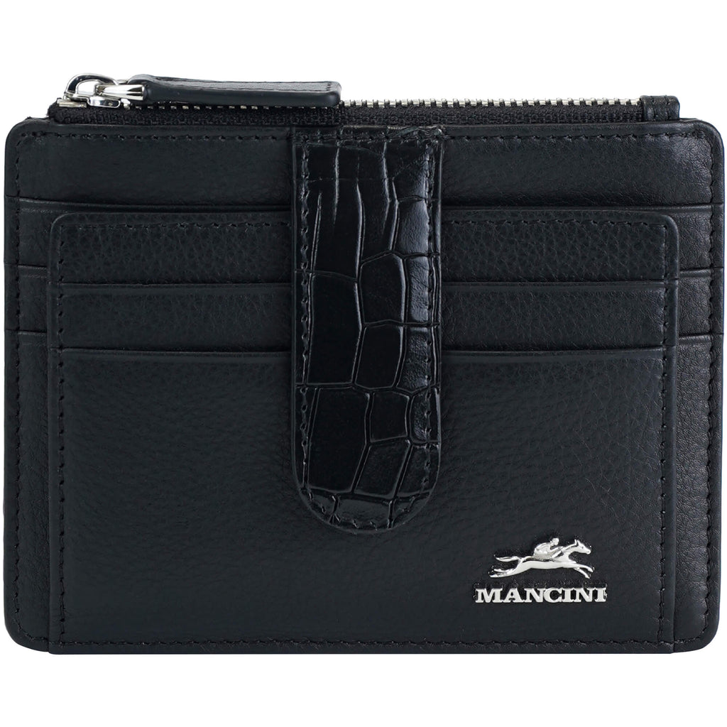 Mancini Étui à cartes Croco2 pour femmes avec RFID 6900957 | Cuir - Dealorys