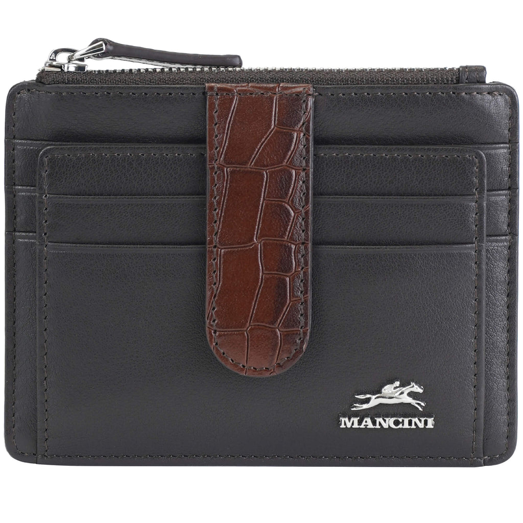 Mancini Étui à cartes Croco2 pour femmes avec RFID 6900957 | Cuir - Dealorys