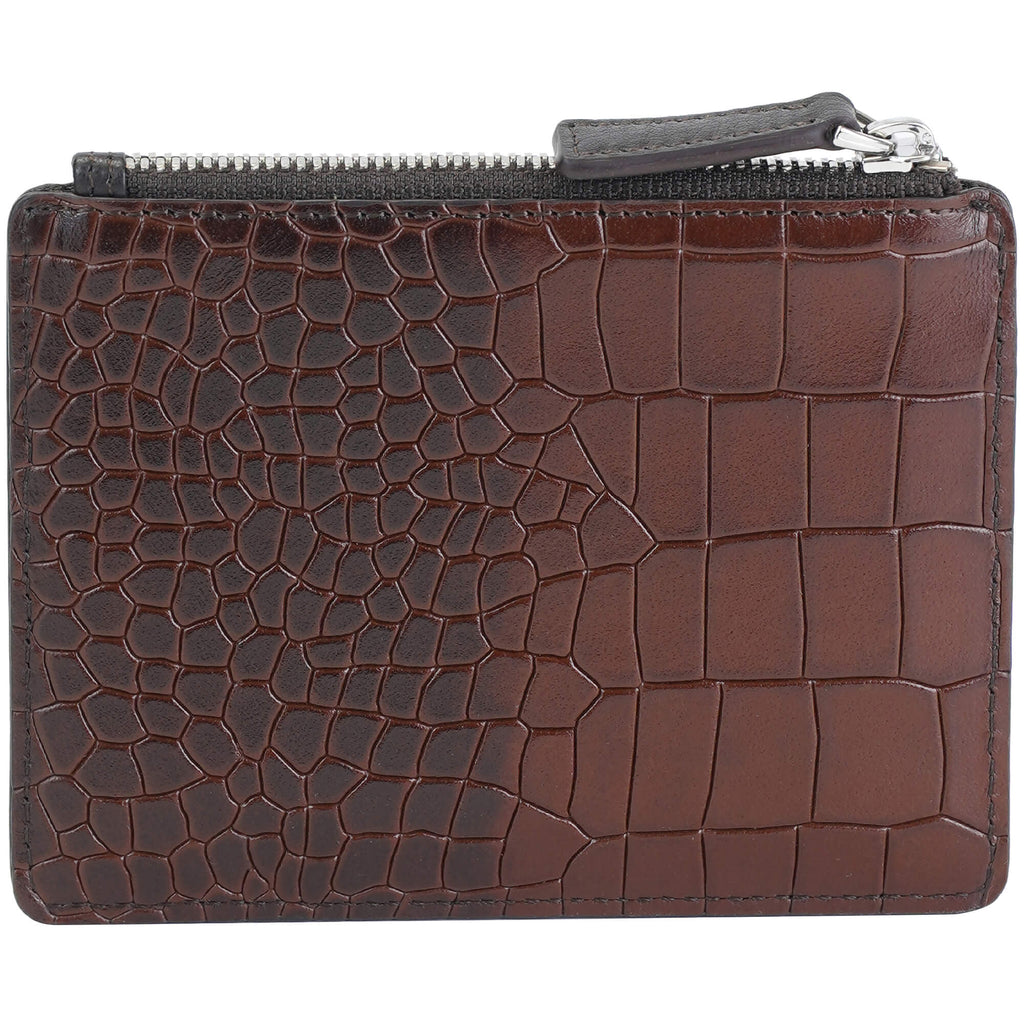 Mancini Étui à cartes Croco2 pour femmes avec RFID 6900957 | Cuir - Dealorys