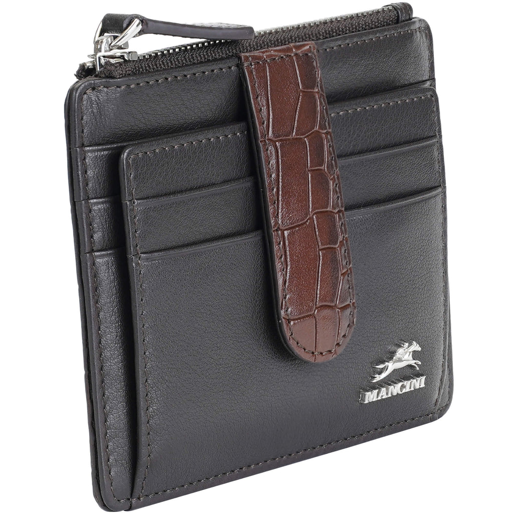 Mancini Étui à cartes Croco2 pour femmes avec RFID 6900957 | Cuir - Dealorys