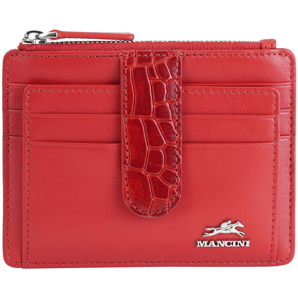 Mancini Étui à cartes Croco2 pour femmes avec RFID 6900957 | Cuir - Dealorys