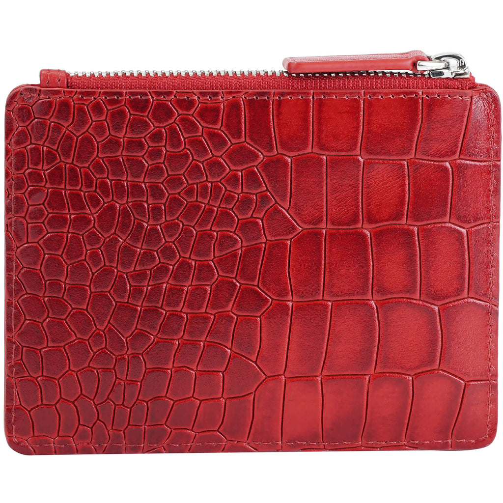 Mancini Étui à cartes Croco2 pour femmes avec RFID 6900957 | Cuir - Dealorys