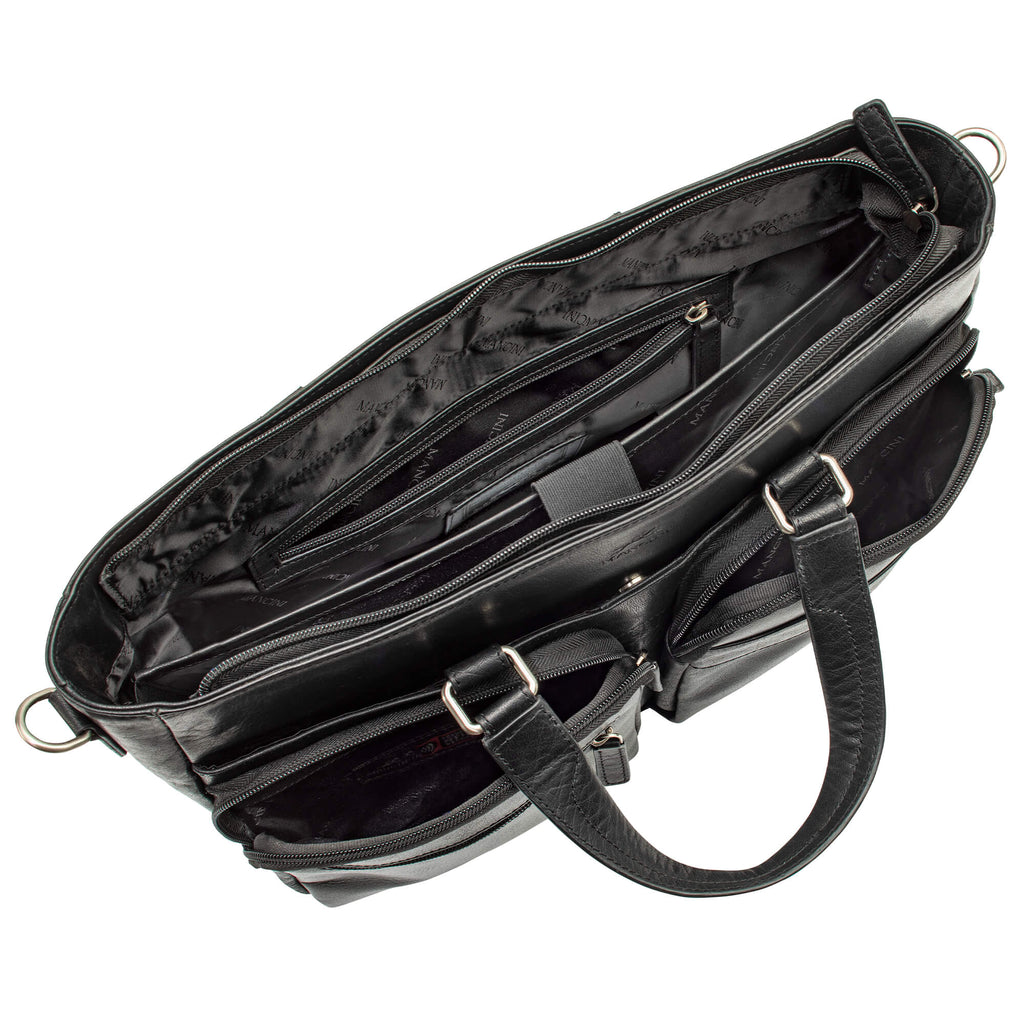 Mancini Fourre-tout pour portable 14po 99-5484 | Cuir - Dealorys
