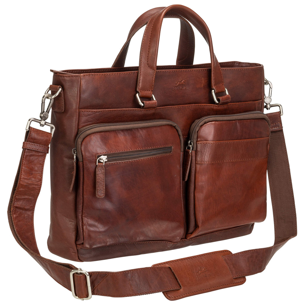 Mancini Fourre-tout pour portable 14po 99-5484 | Cuir - Dealorys