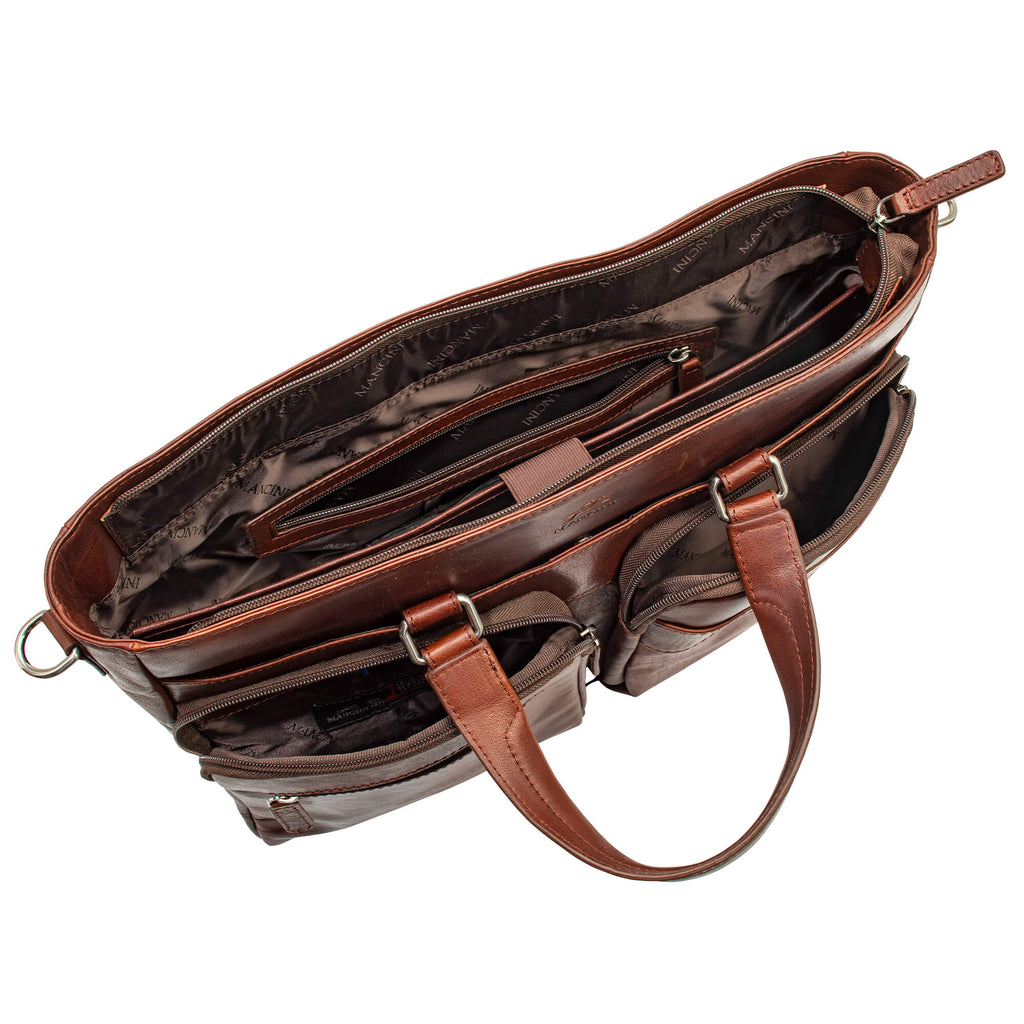 Mancini Fourre-tout pour portable 14po 99-5484 | Cuir - Dealorys