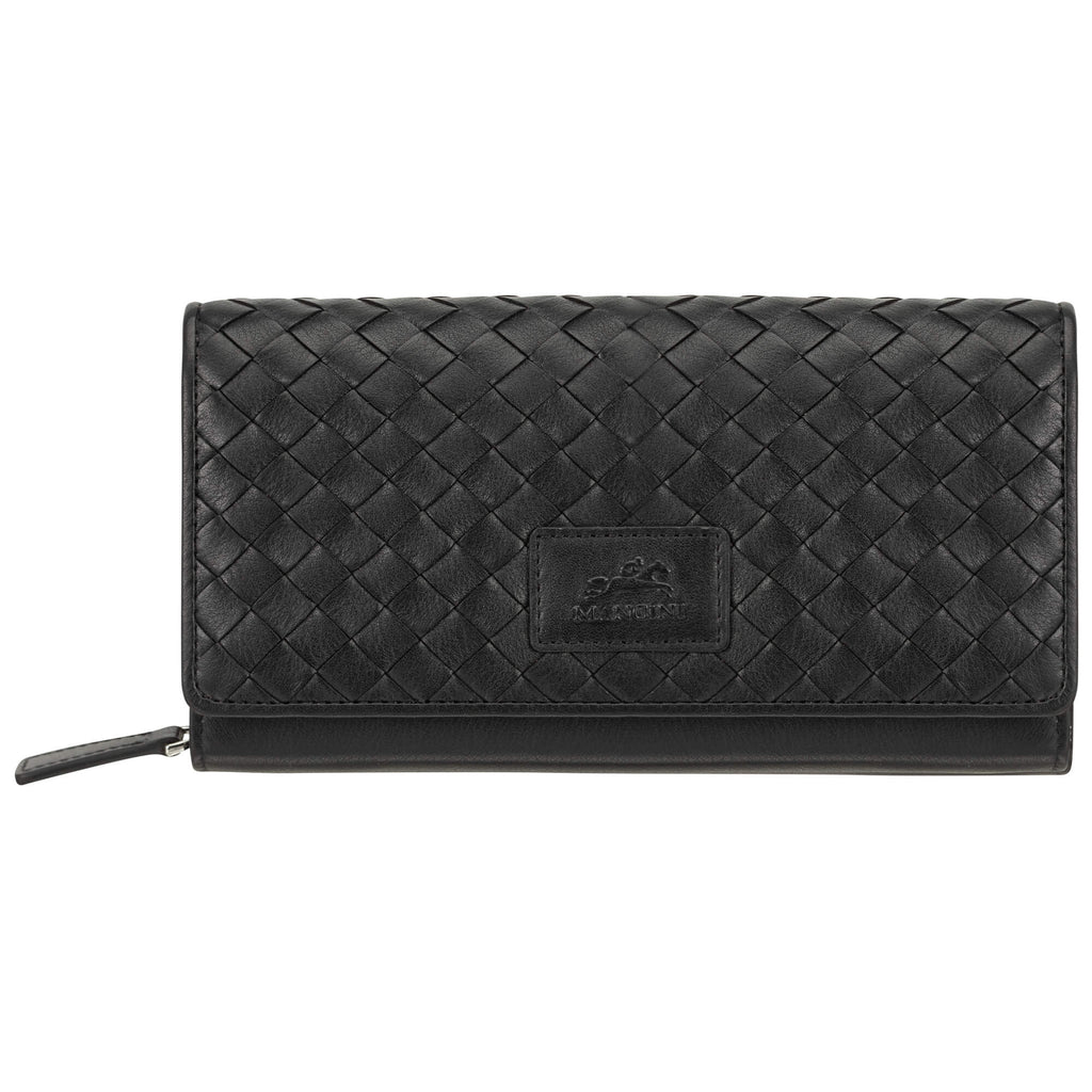 Mancini Panier Tissé portefeuille RFID "clutch” 6500376 | Cuir - Dealorys