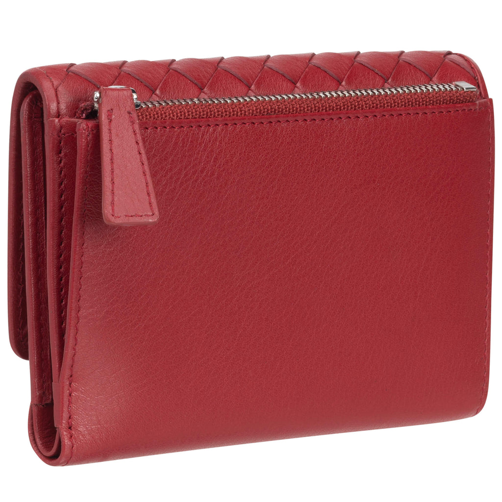 Mancini Panier Tissé portefeuille RFID moyen 6500377 | Cuir - Dealorys