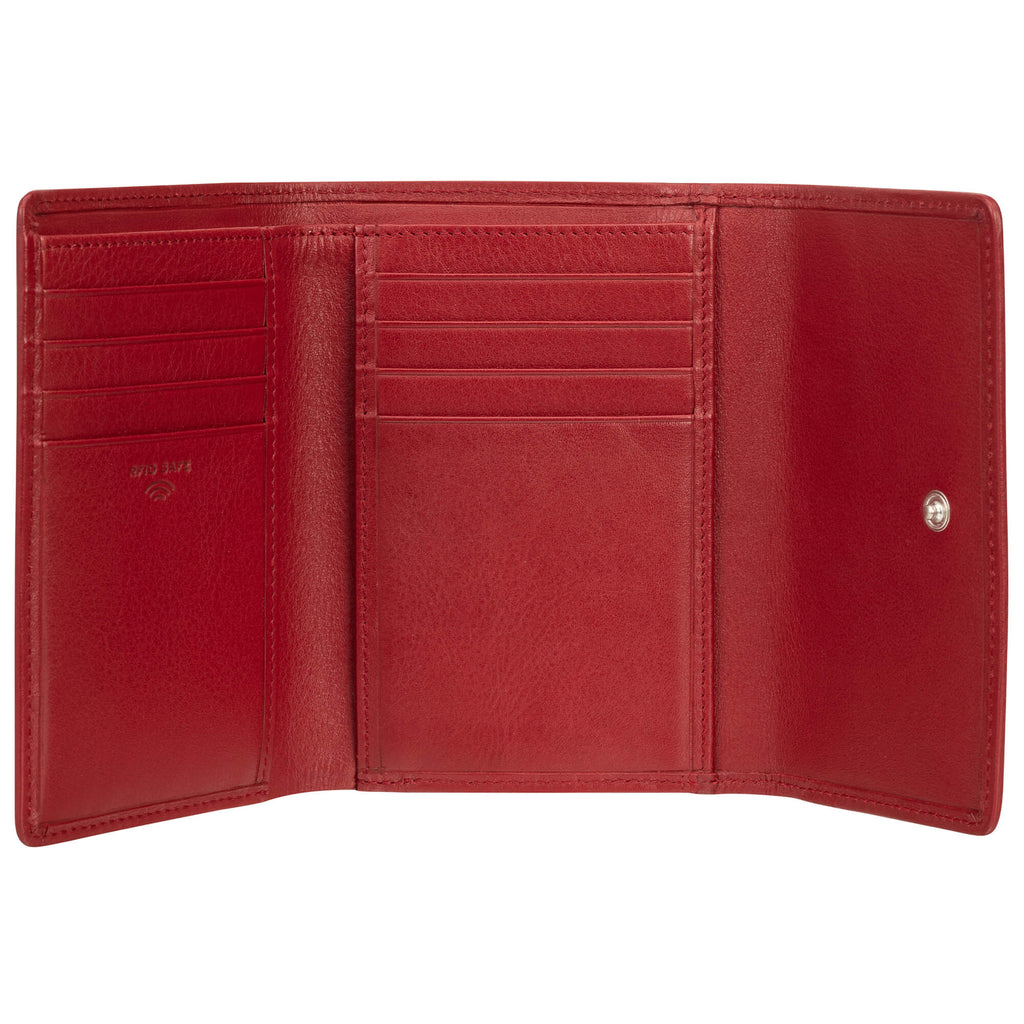 Mancini Panier Tissé portefeuille RFID moyen 6500377 | Cuir - Dealorys