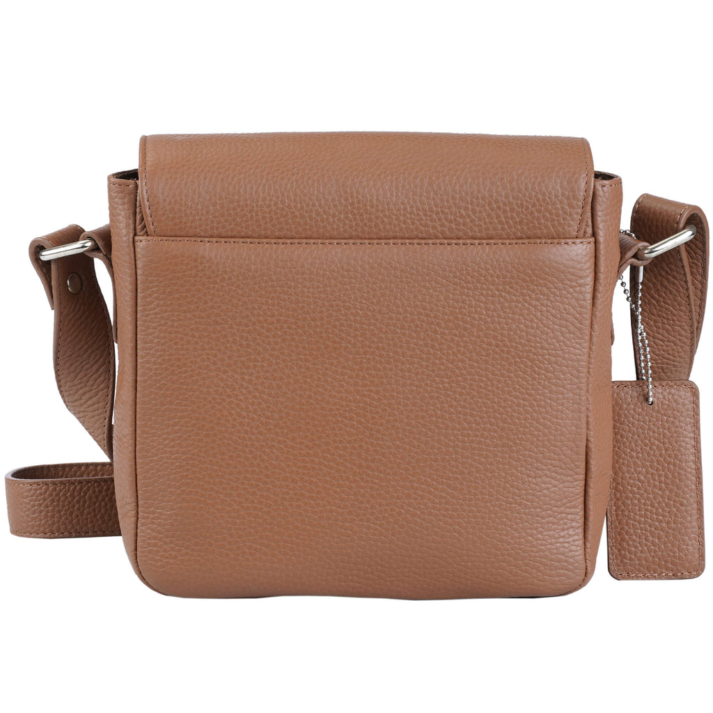 Mancini Pebbled Sac à bandoulière Page HBP1072 | Cuir - Dealorys