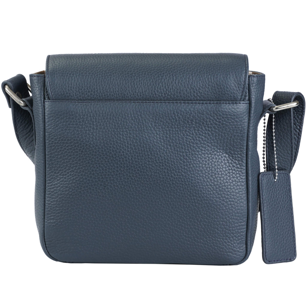 Mancini Pebbled Sac à bandoulière Page HBP1072 | Cuir - Dealorys