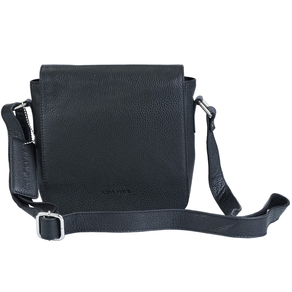 Mancini Pebbled Sac à bandoulière Page HBP1072 | Cuir - Dealorys