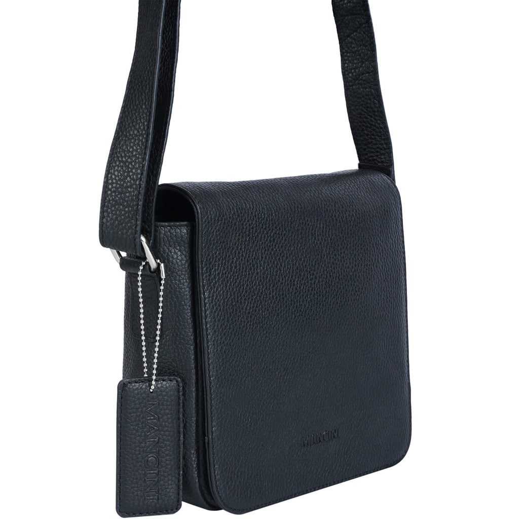 Mancini Pebbled Sac à bandoulière Page HBP1072 | Cuir - Dealorys