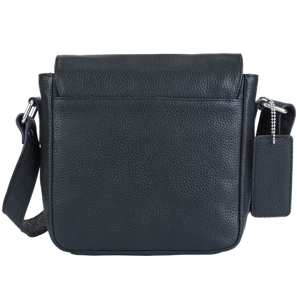 Mancini Pebbled Sac à bandoulière Page HBP1072 | Cuir - Dealorys