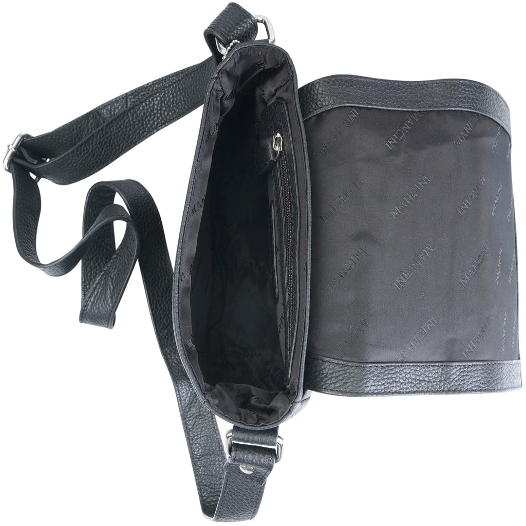 Mancini Pebbled Sac à bandoulière Page HBP1072 | Cuir - Dealorys