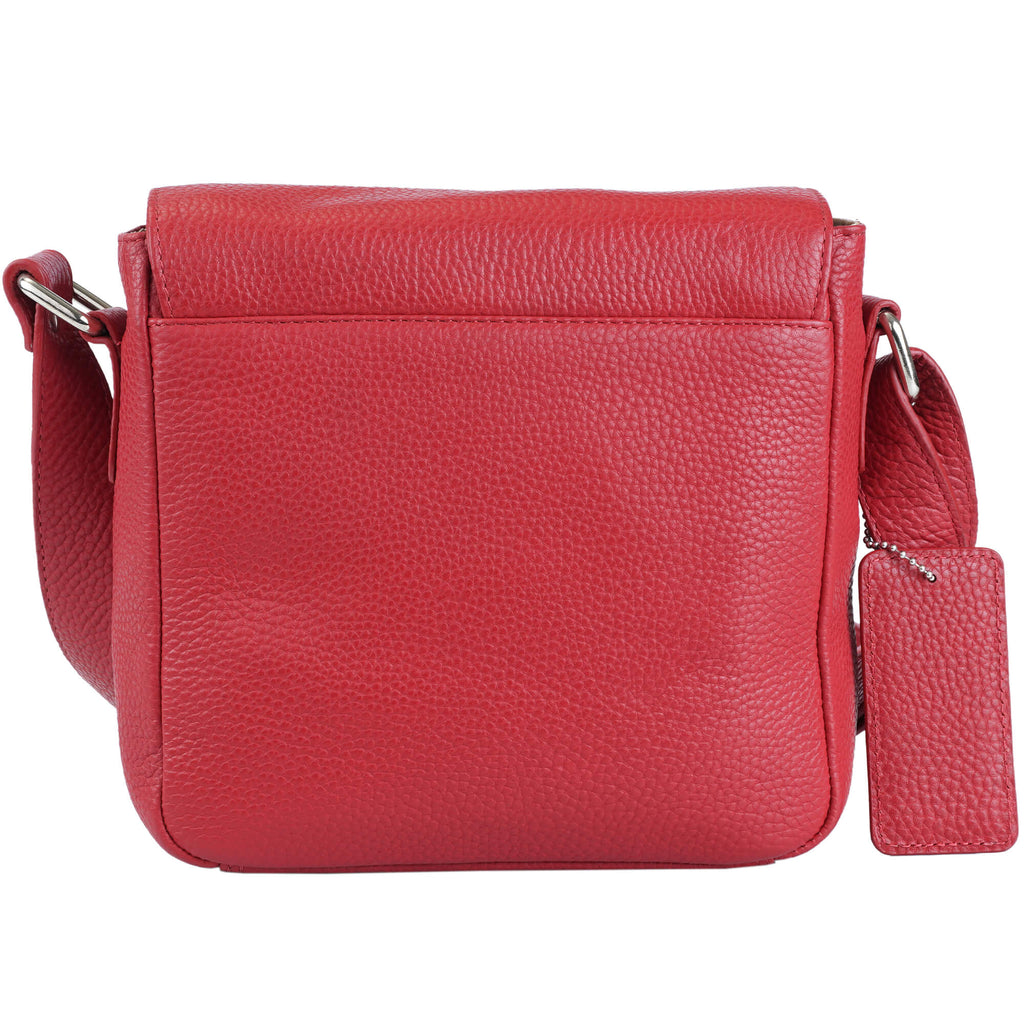 Mancini Pebbled Sac à bandoulière Page HBP1072 | Cuir - Dealorys