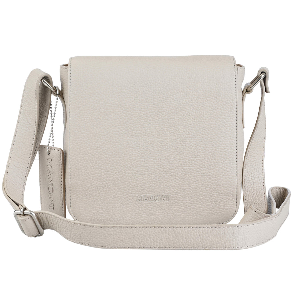 Mancini Pebbled Sac à bandoulière Page HBP1072 | Cuir - Dealorys