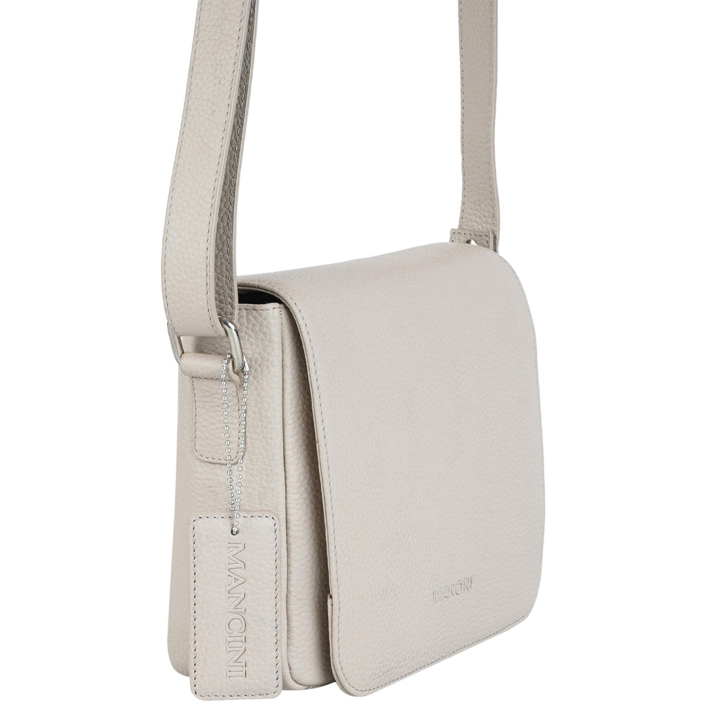 Mancini Pebbled Sac à bandoulière Page HBP1072 | Cuir - Dealorys