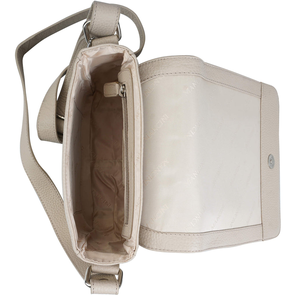 Mancini Pebbled Sac à bandoulière Page HBP1072 | Cuir - Dealorys