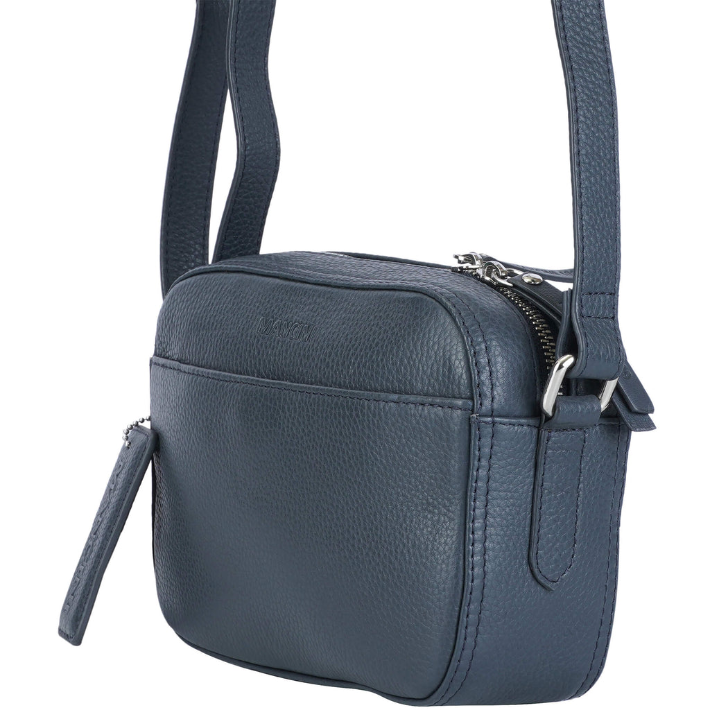 Mancini Pebbled Sac à bandoulière porté croisé Clara PBH1067 | Cuir - Dealorys