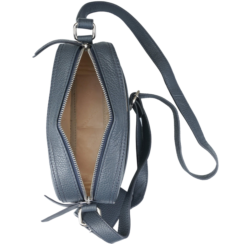 Mancini Pebbled Sac à bandoulière porté croisé Clara PBH1067 | Cuir - Dealorys
