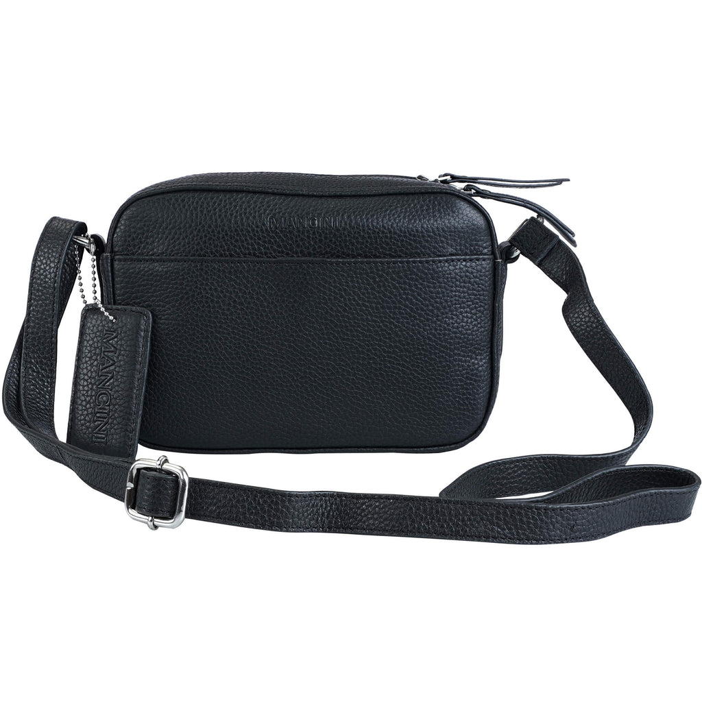 Mancini Pebbled Sac à bandoulière porté croisé Clara PBH1067 | Cuir - Dealorys