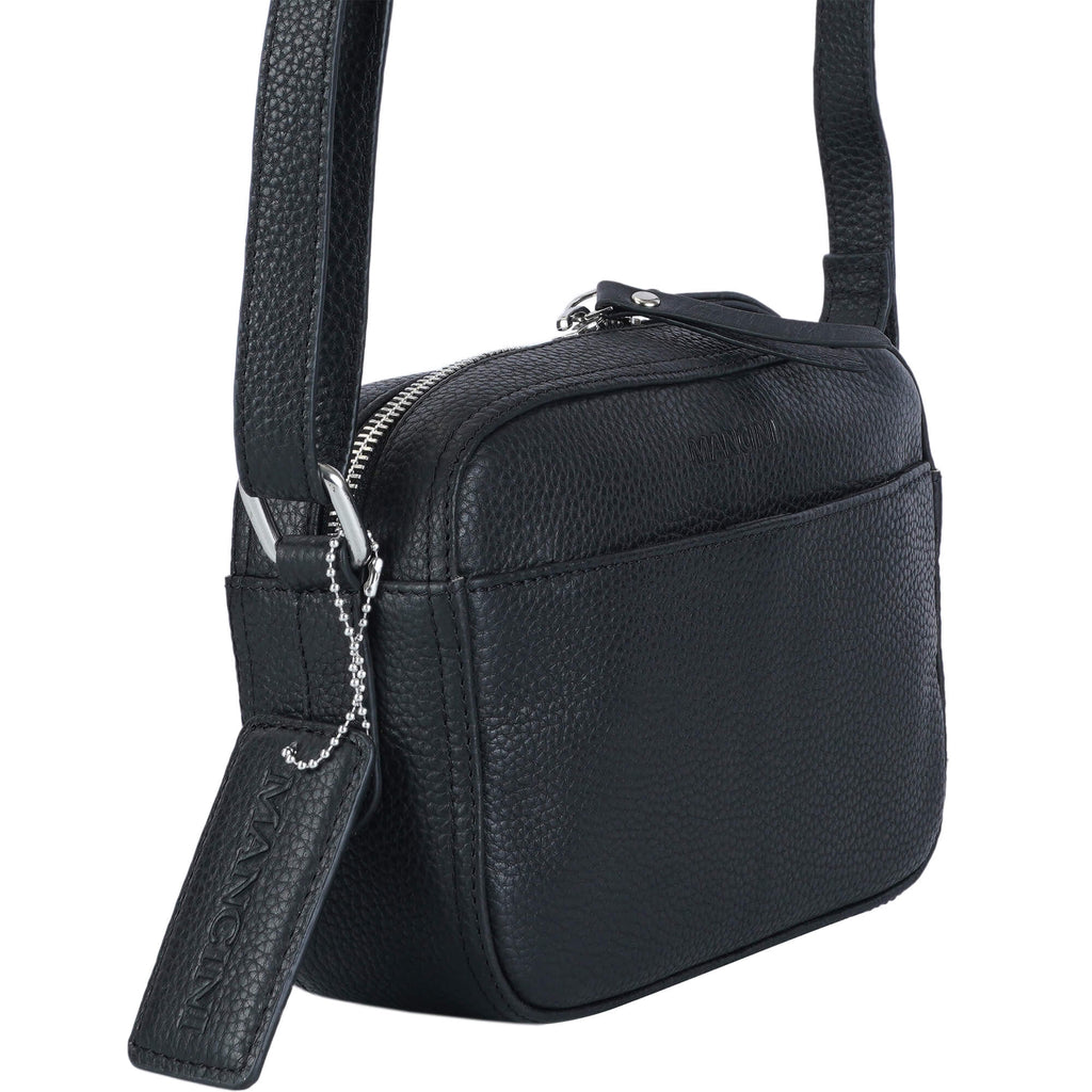Mancini Pebbled Sac à bandoulière porté croisé Clara PBH1067 | Cuir - Dealorys