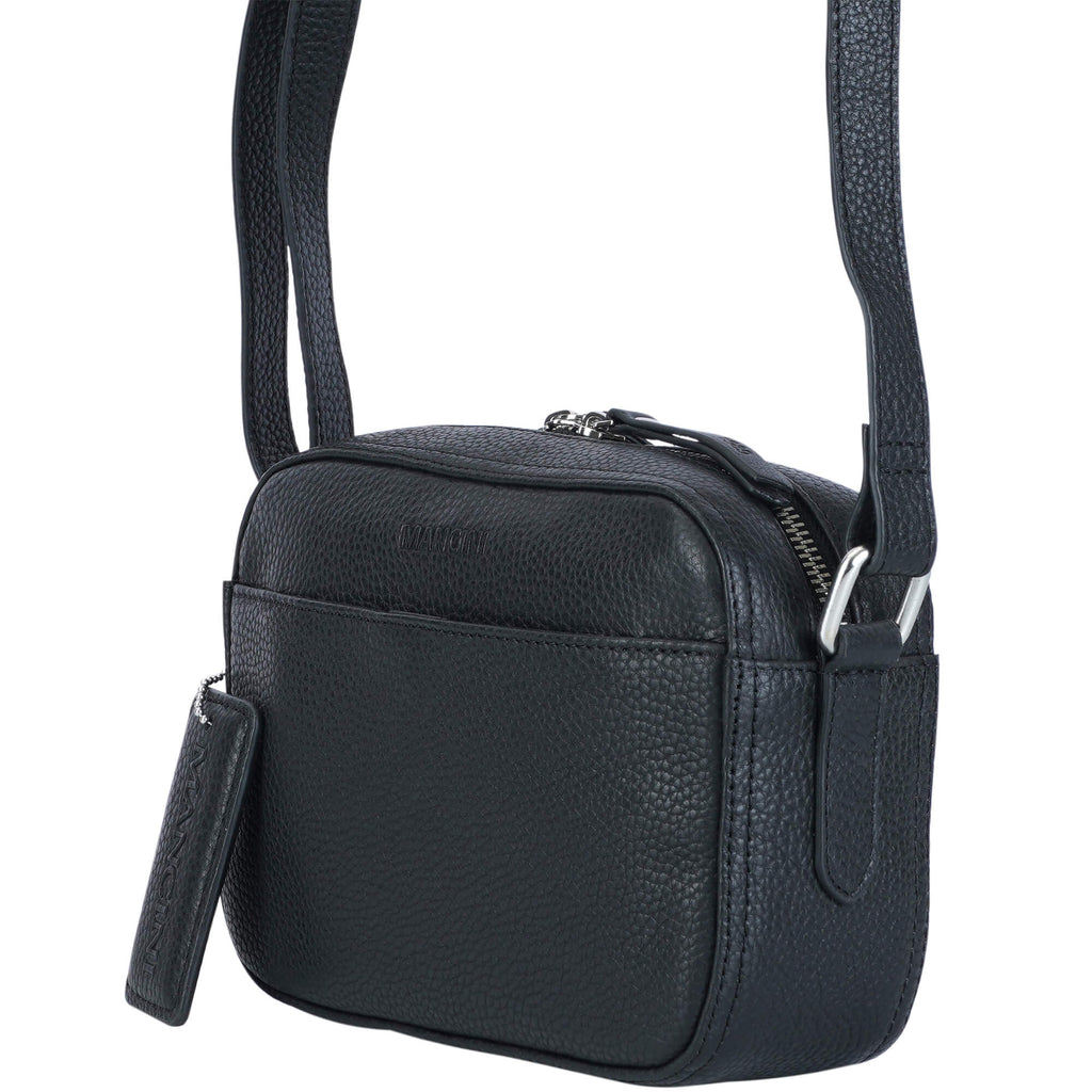 Mancini Pebbled Sac à bandoulière porté croisé Clara PBH1067 | Cuir - Dealorys