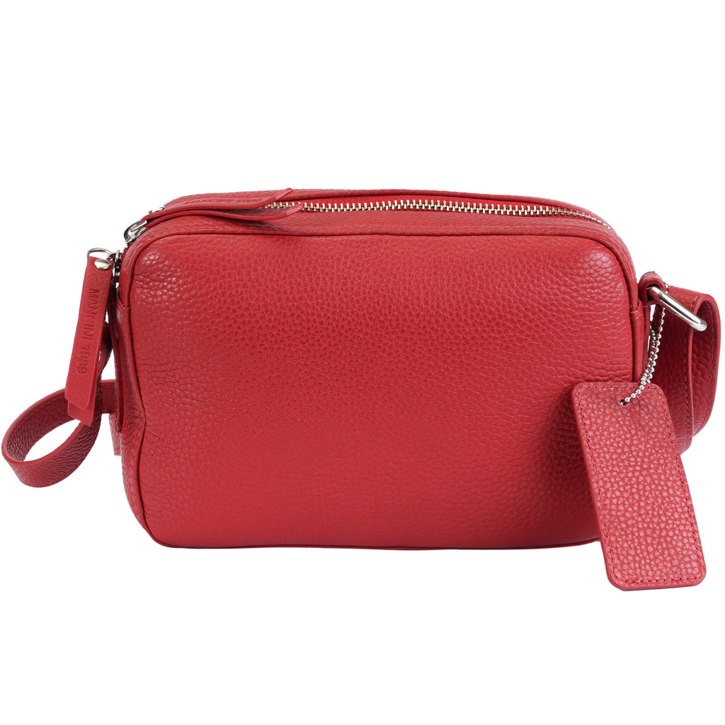 Mancini Pebbled Sac à bandoulière porté croisé Clara PBH1067 | Cuir - Dealorys