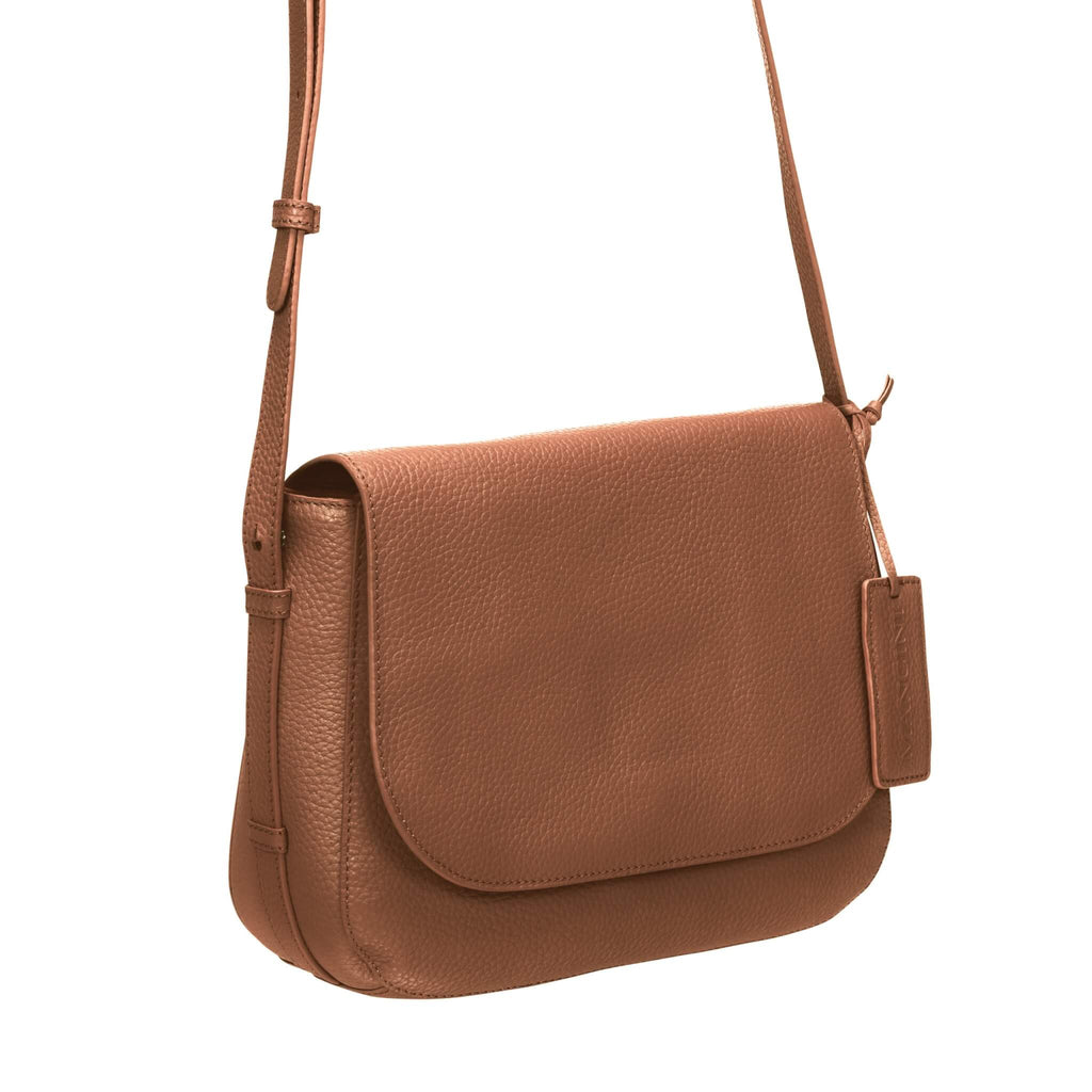 Mancini Pebbled Sac à bandoulière porté croisé Amy HBP1061 | Cuir - Dealorys