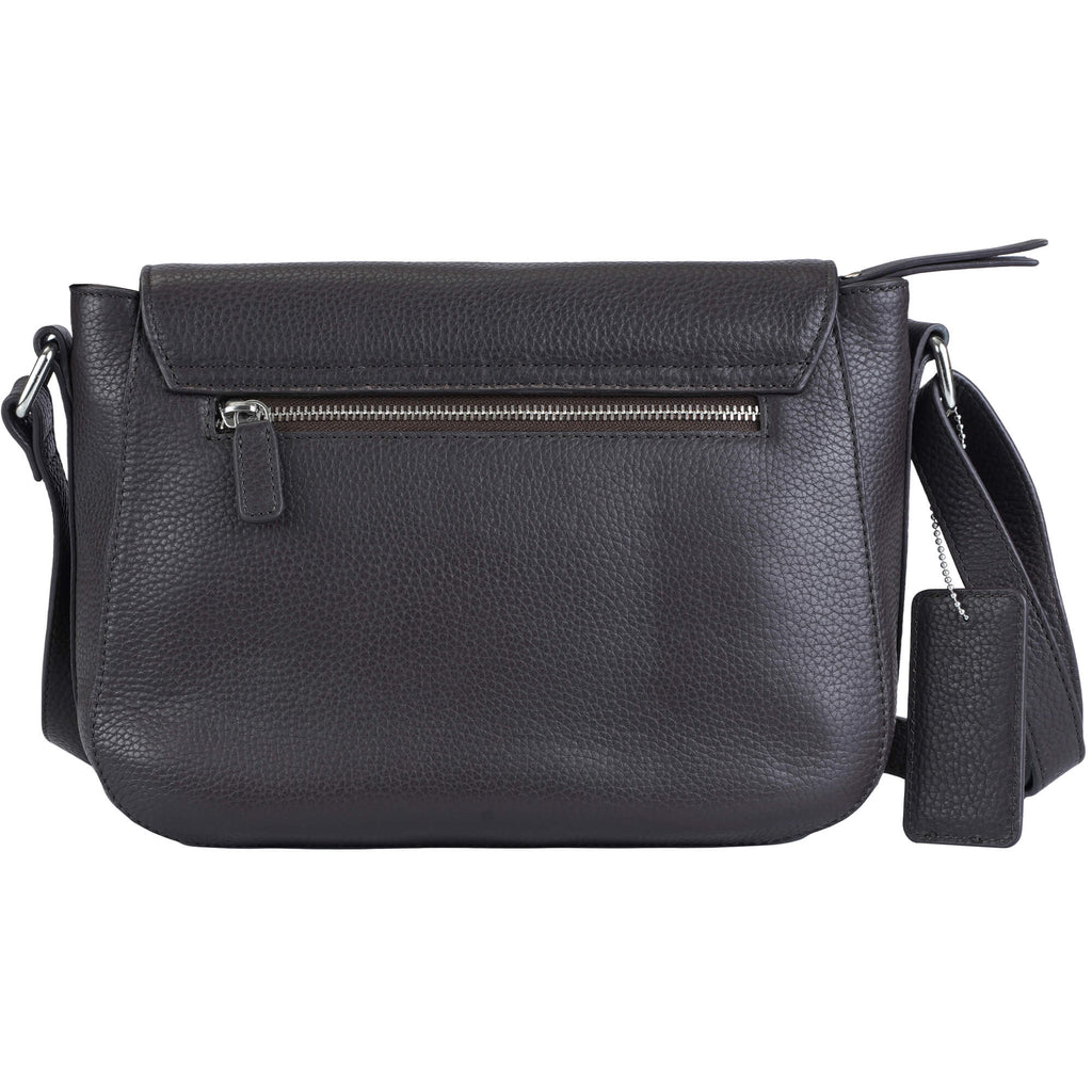 Mancini Pebbled Sac à bandoulière porté croisé Amy HBP1061 | Cuir - Dealorys