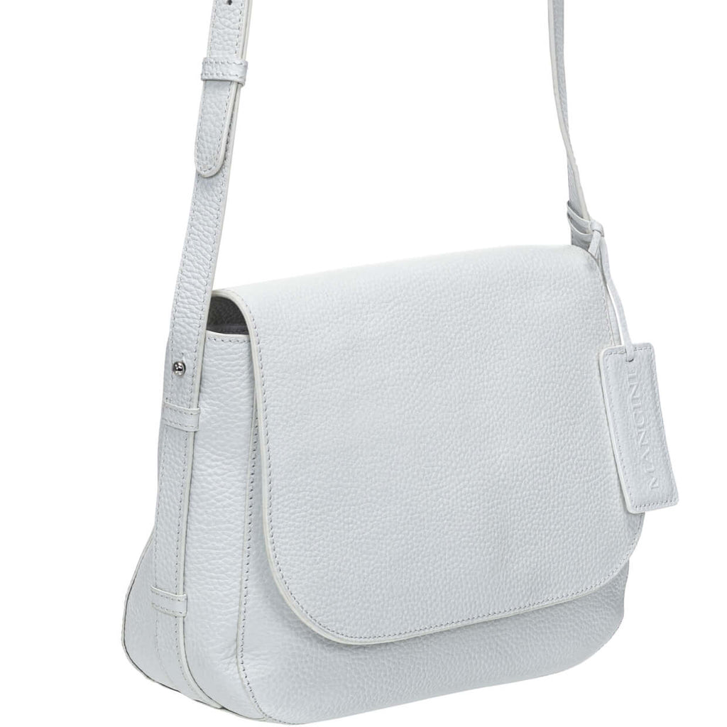 Mancini Pebbled Sac à bandoulière porté croisé Amy HBP1061 | Cuir - Dealorys