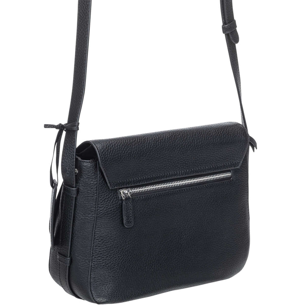 Mancini Pebbled Sac à bandoulière porté croisé Amy HBP1061 | Cuir - Dealorys