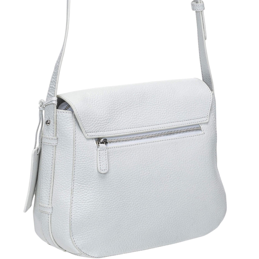 Mancini Pebbled Sac à bandoulière porté croisé Amy HBP1061 | Cuir - Dealorys