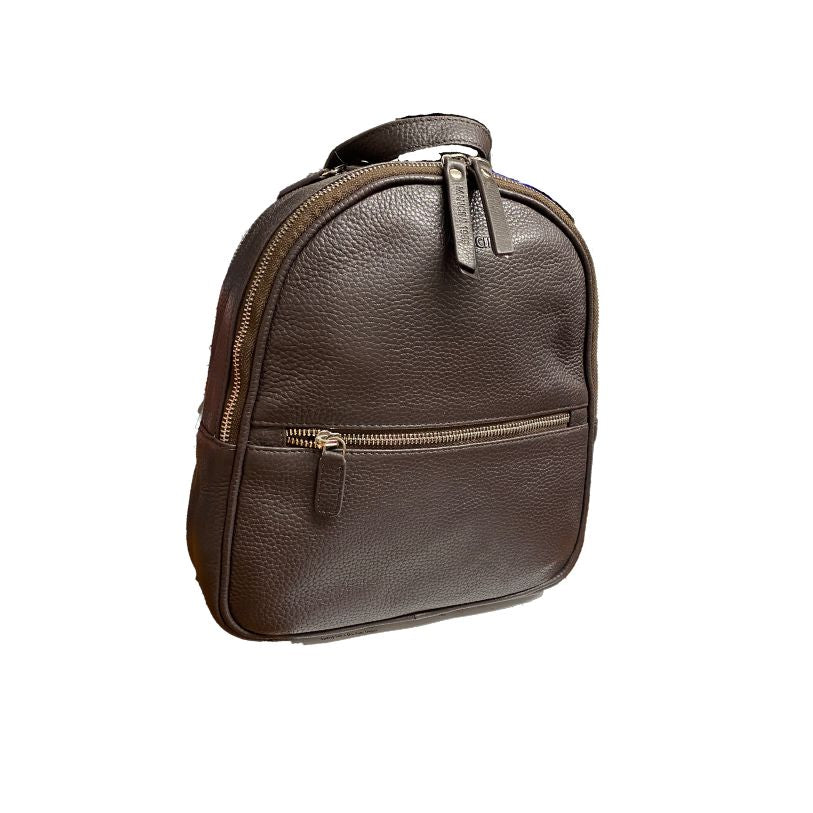 Mancini Pebbled Sac à dos Audrey HBP1060 | Cuir - Dealorys