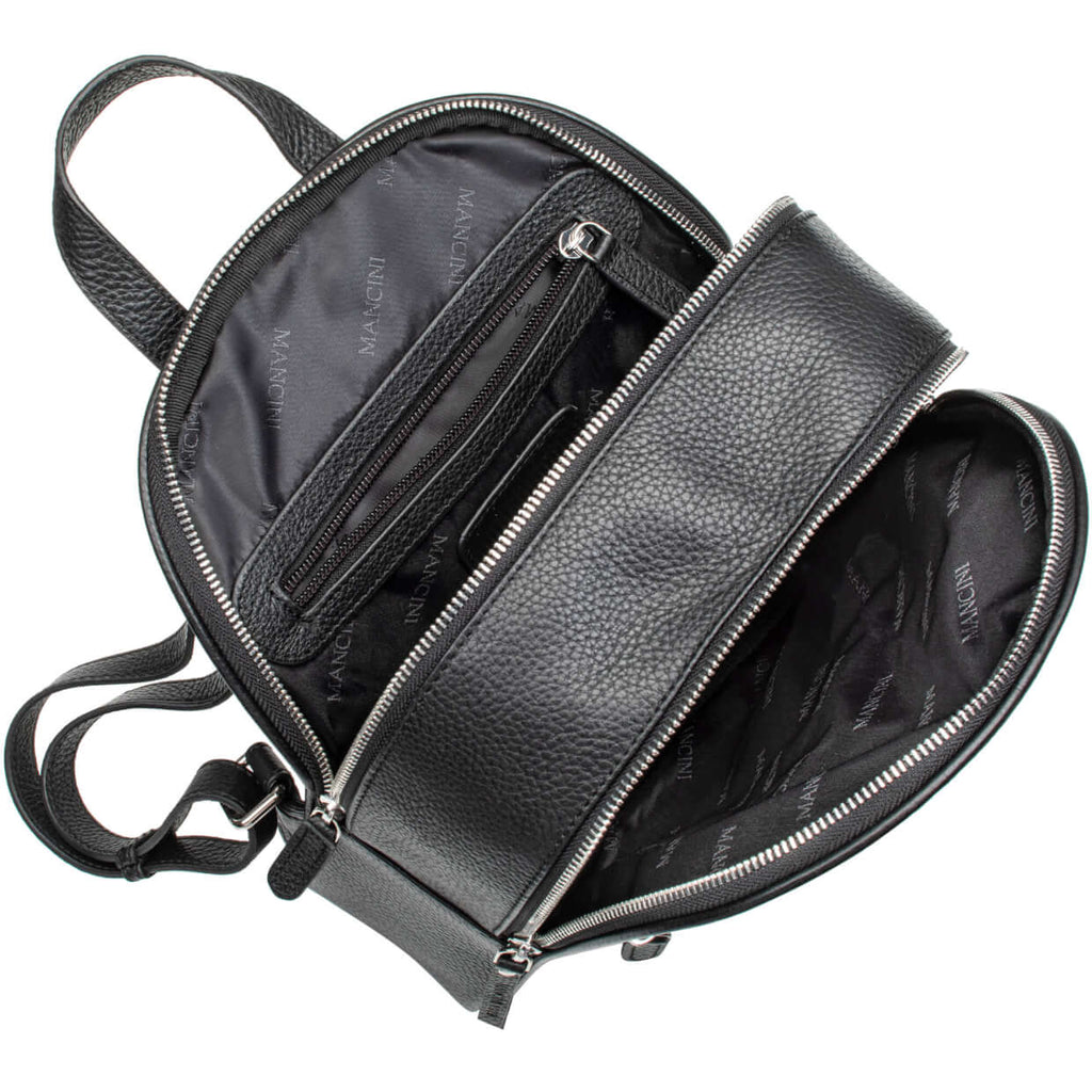 Mancini Pebbled Sac à dos Audrey HBP1060 | Cuir - Dealorys