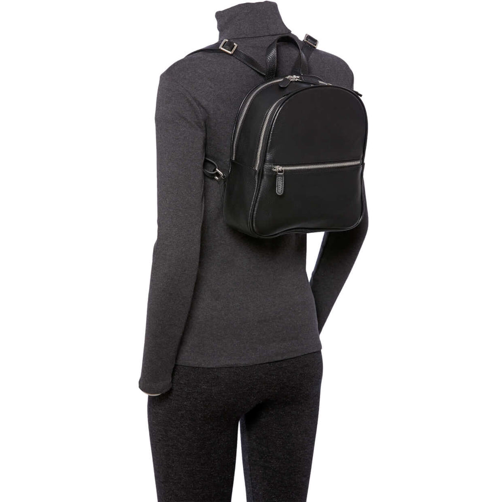 Mancini Pebbled Sac à dos Audrey HBP1060 | Cuir - Dealorys