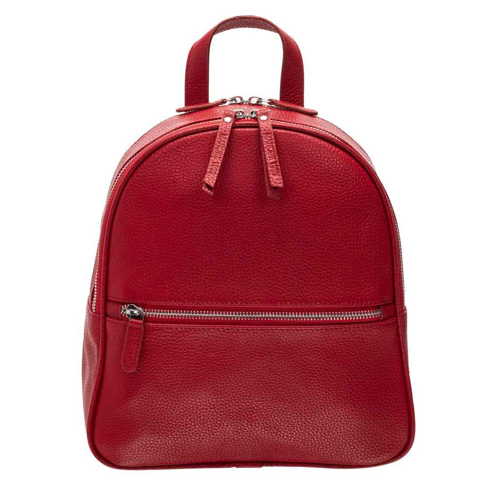 Mancini Pebbled Sac à dos Audrey HBP1060 | Cuir - Dealorys