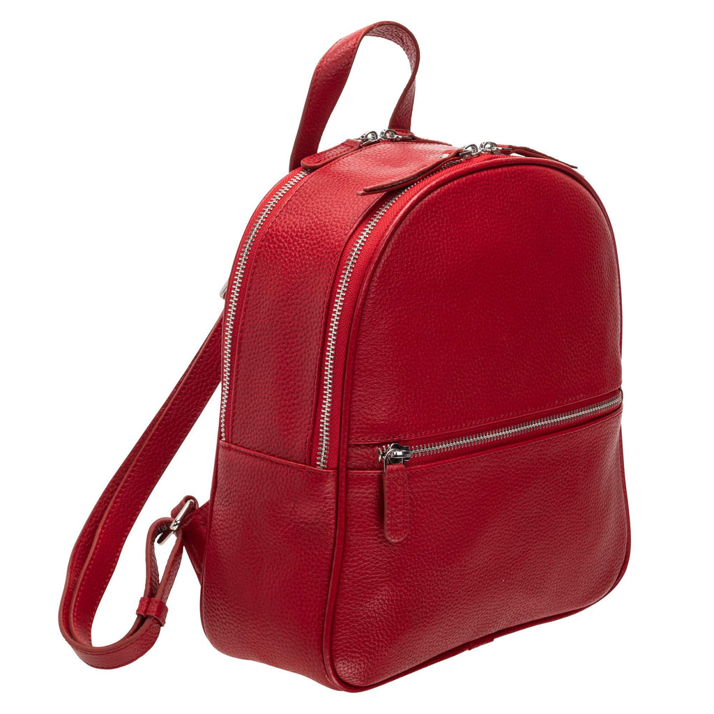 Mancini Pebbled Sac à dos Audrey HBP1060 | Cuir - Dealorys