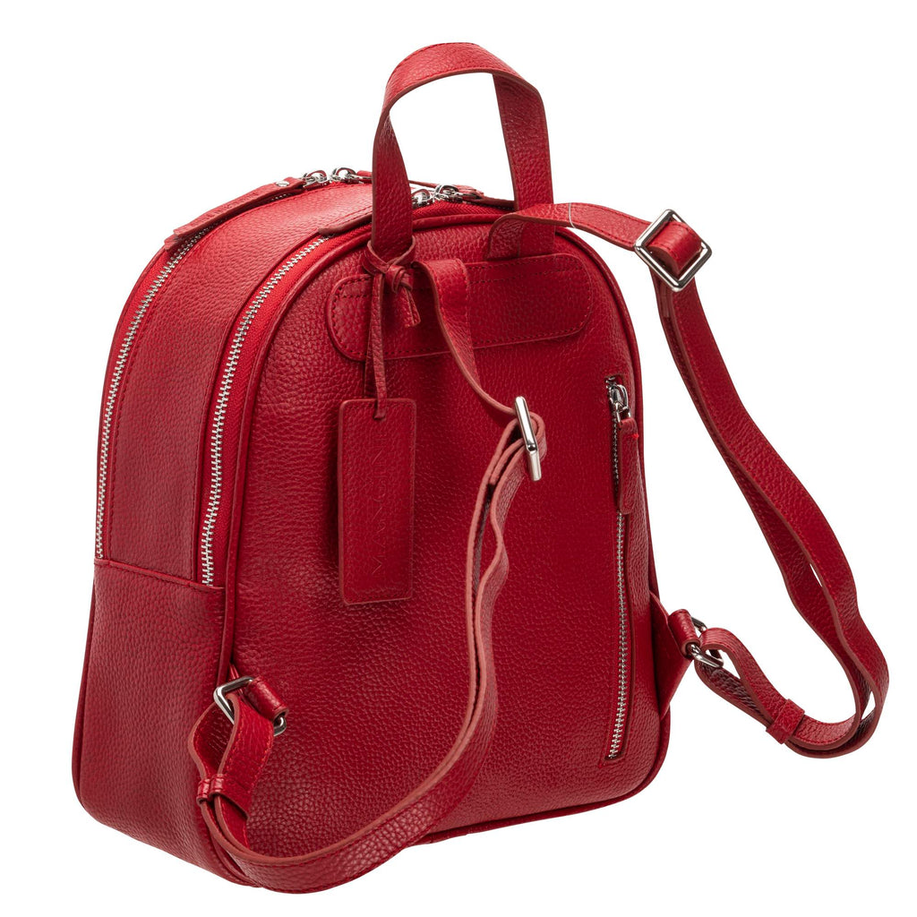 Mancini Pebbled Sac à dos Audrey HBP1060 | Cuir - Dealorys