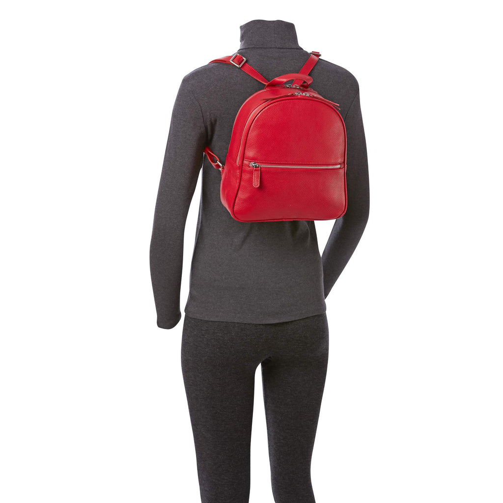 Mancini Pebbled Sac à dos Audrey HBP1060 | Cuir - Dealorys