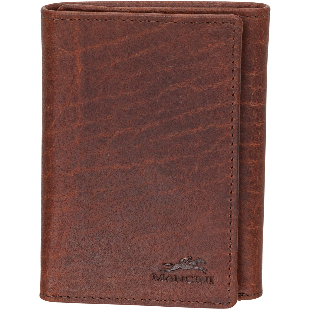 Mancini Portefeuille RFID à trois volets 99-54162 | Cuir Buffalo - Dealorys