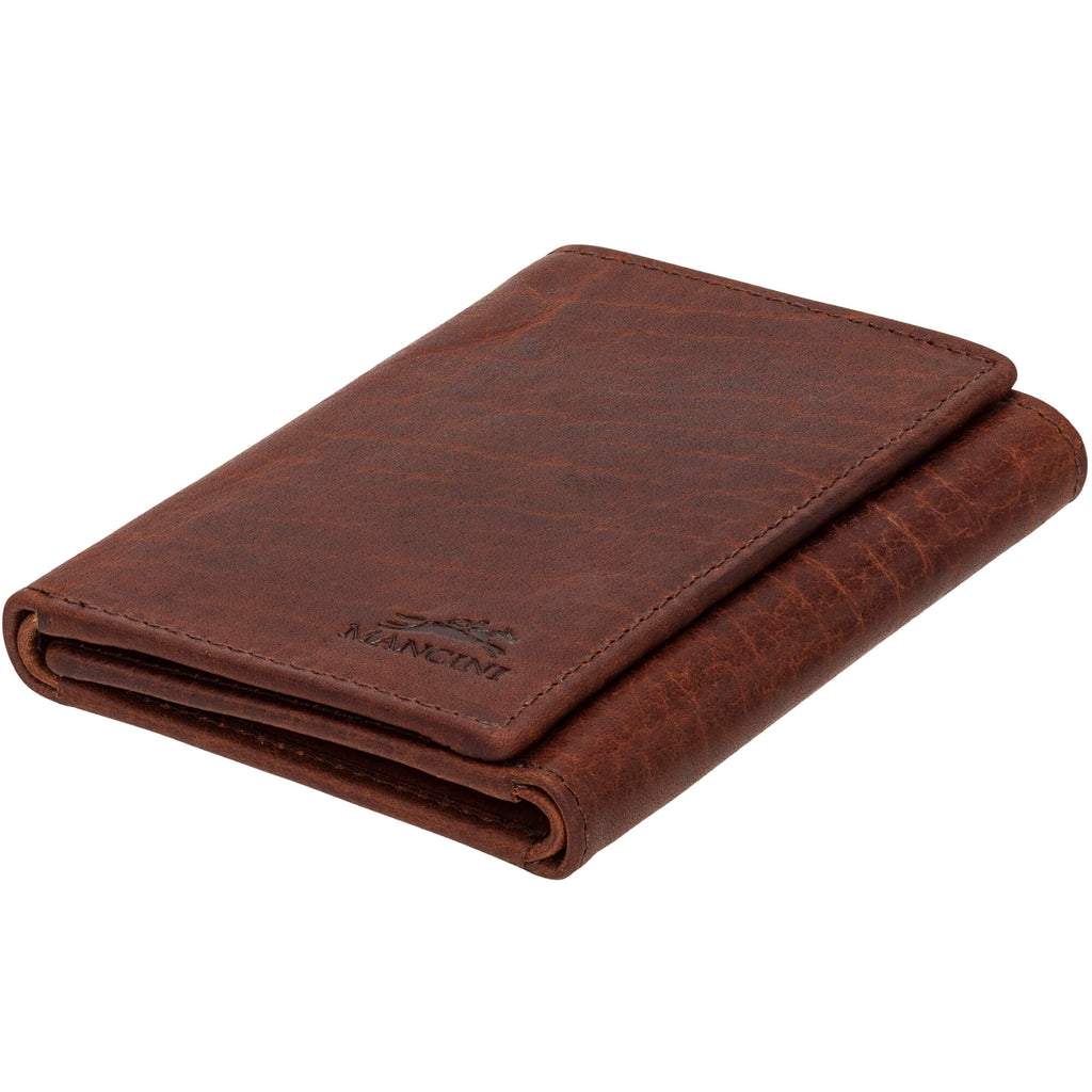 Mancini Portefeuille RFID à trois volets 99-54162 | Cuir Buffalo - Dealorys