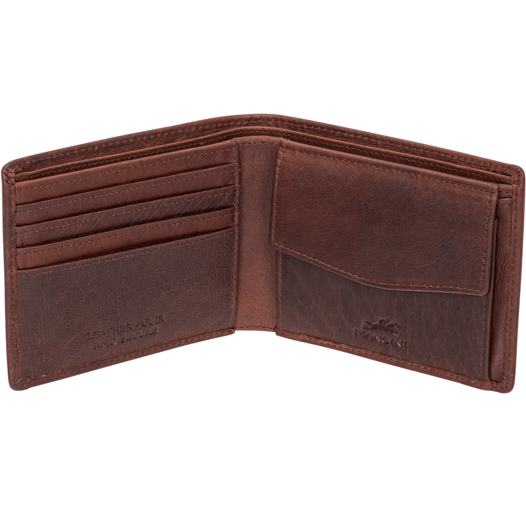 Mancini Portefeuille RFID avec poche pour la monnaie Buffalo 99-54151 | Cuir - Dealorys