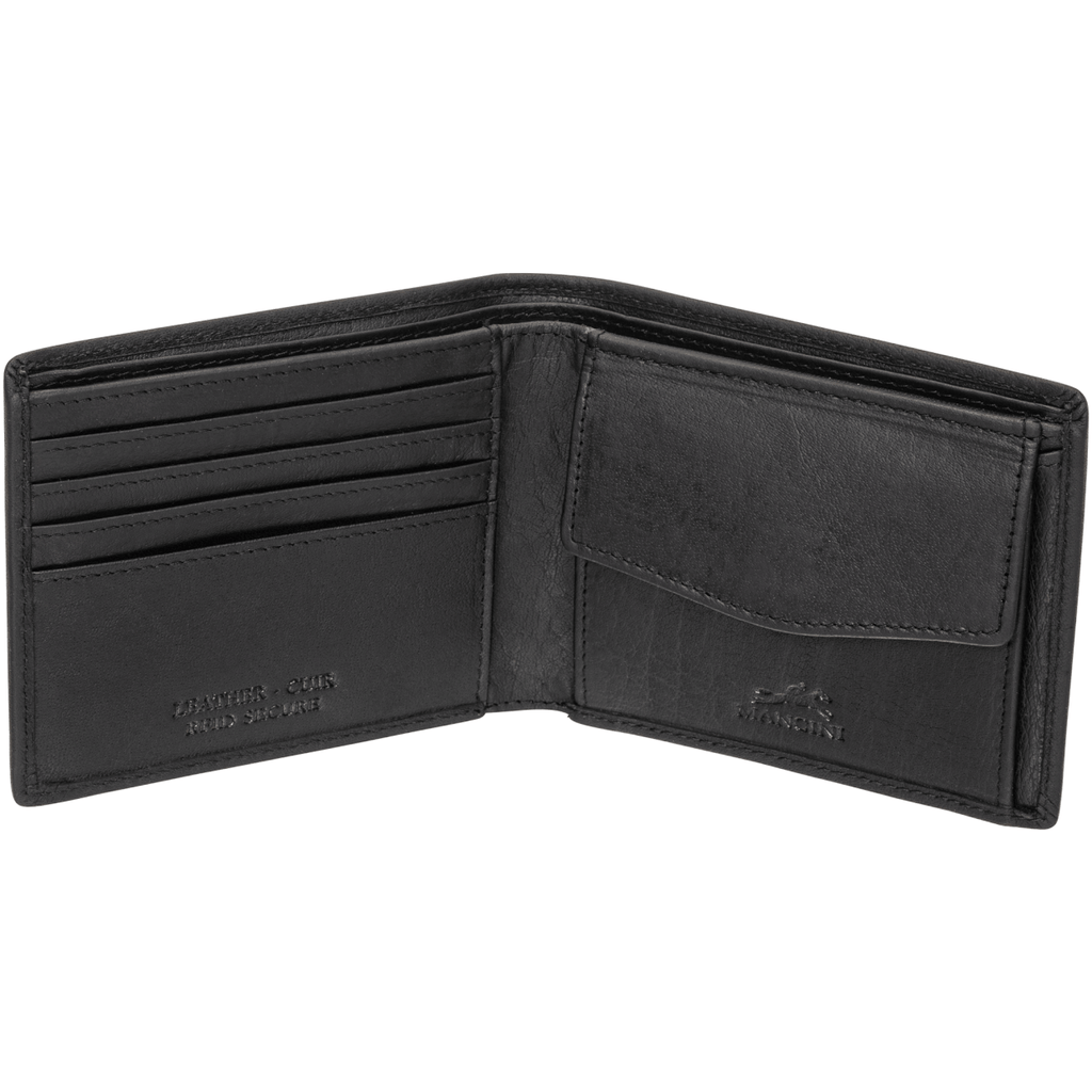 Mancini Portefeuille RFID avec poche pour la monnaie Buffalo 99-54151 | Cuir - Dealorys