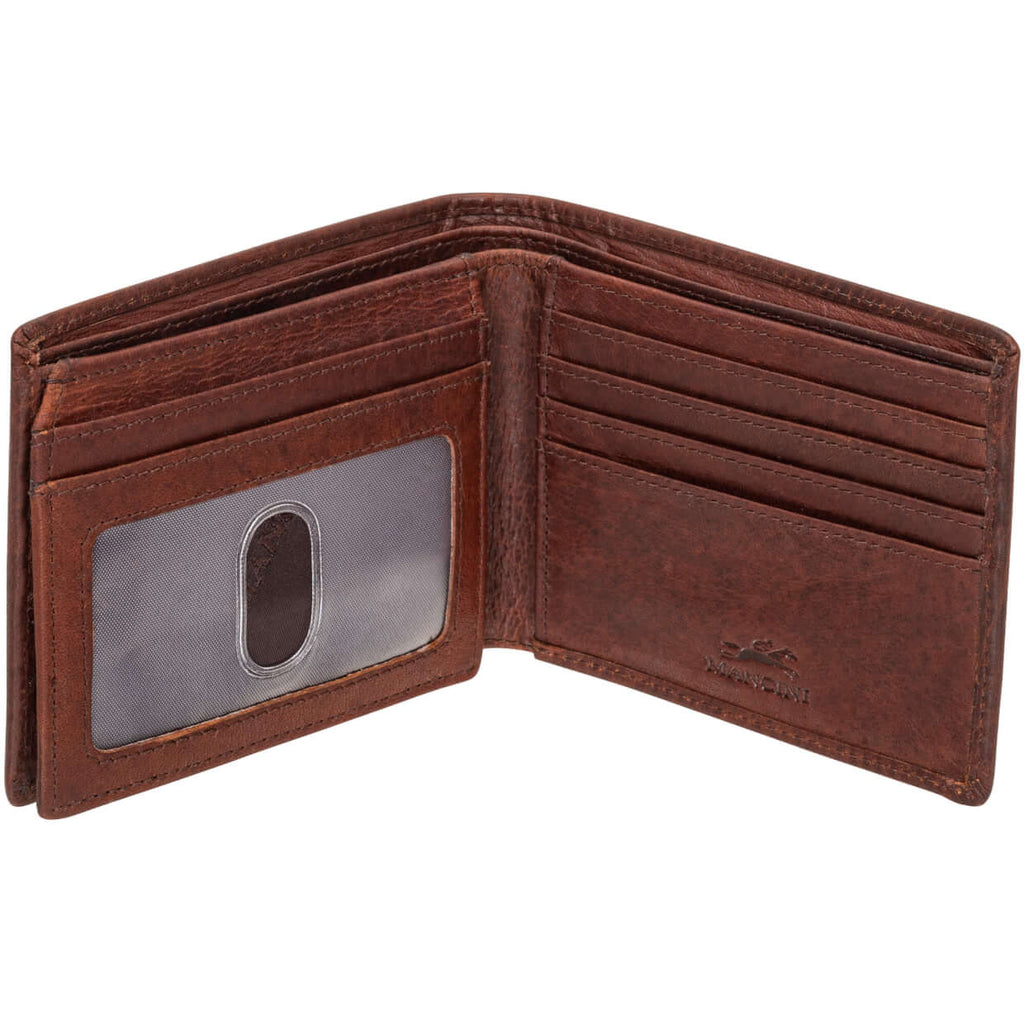 Mancini Portefeuille RFID avec volet à gauche 99-54154 | Cuir Buffalo - Dealorys