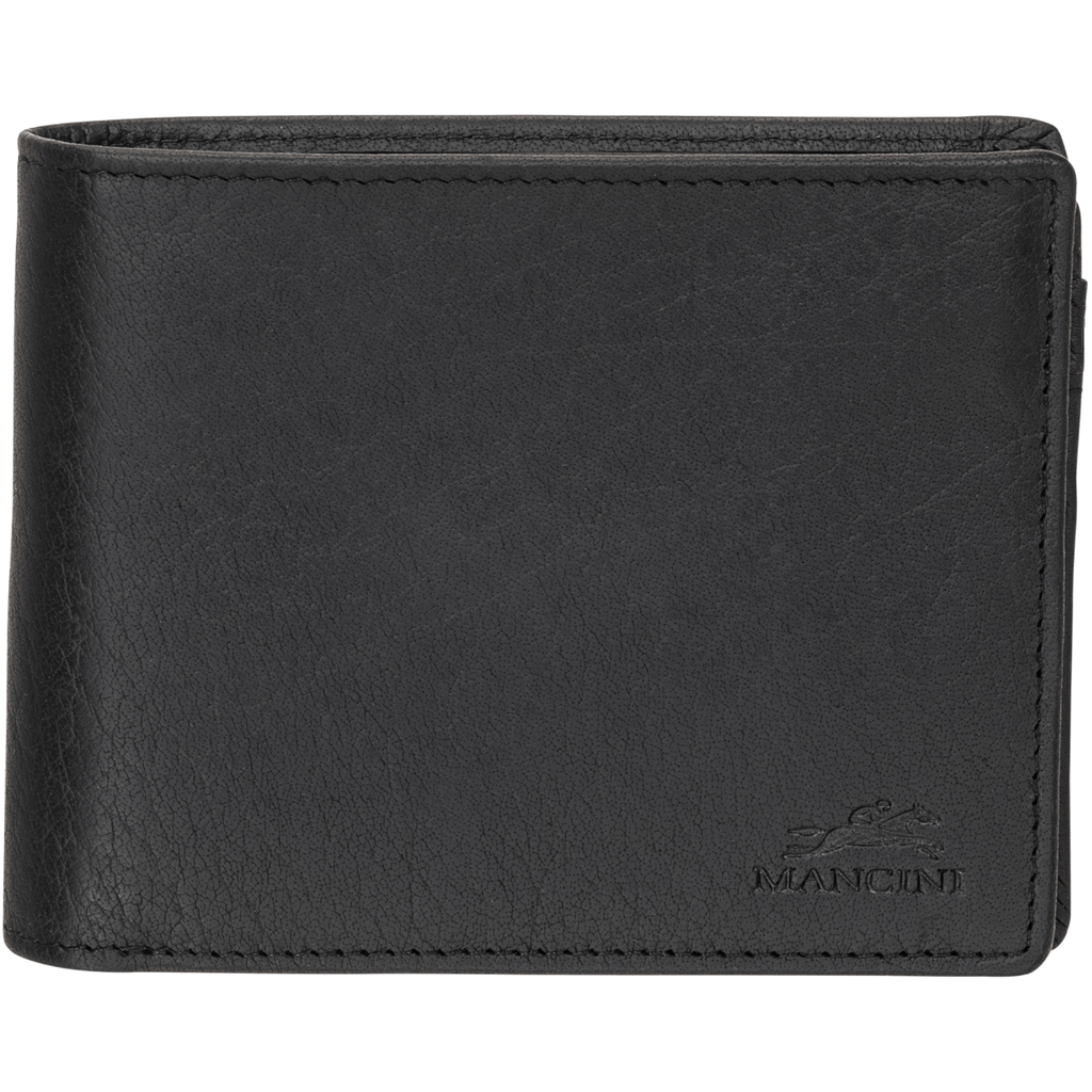 Mancini Portefeuille RFID avec volet au centre 99-54153 | Cuir Buffalo - Dealorys